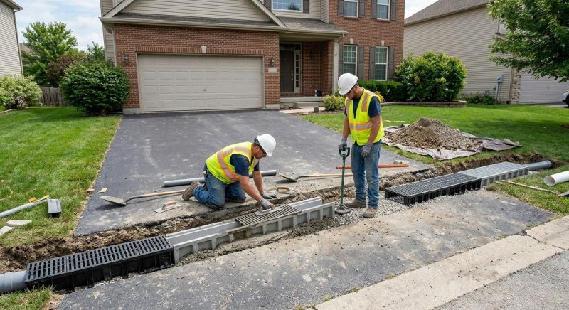 Driveway Water Drain Installation Service